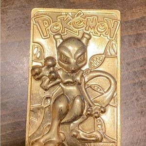 Gold Pokémon Mewtwo Collectible